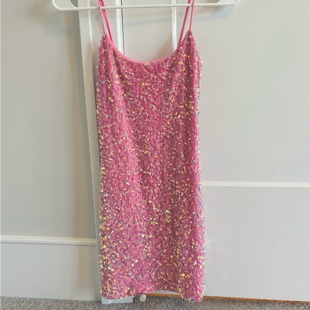 Lucy in The Sky Iridescent Sequin Bodycon Dress